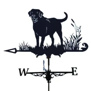 Decorative Roof Weather Vane Dog Wind Direction Indicators for Gardens and Yard - Picture 1 of 8