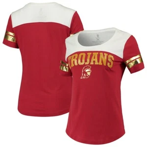 USC Trojans Candice Tee Womens Top Size M New - Picture 1 of 1