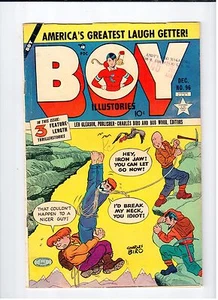 Lev Gleason BOY ILLUSTORIES (COMICS) #96 - VG+ Dec 1953 Vintage Comic - Picture 1 of 2