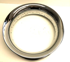 Original GENUINE OEM HARLEY-DAVIDSON RIM WHEEL SMOOTH CHROME 17X4 1/2 Display - Picture 1 of 8