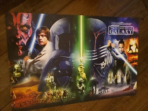 2019 SDCC COMIC CON EXCLUSIVE INSIGHT STAR WARS POSTER LUKE REY YODA LEIA DARTH  - Picture 1 of 1