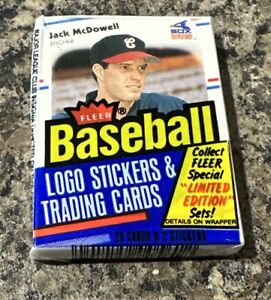 1988 Fleer Cello Pack Jack McDowell visible