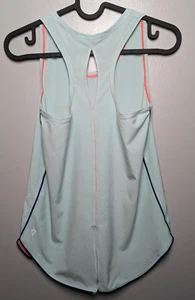 Ivivva Girls Sun Sprinter Singlet Tank Size 12 Aquamarine Jet Set Blue - Picture 1 of 4