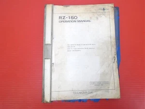 TSUDAKOMA - RZ-150 Operation Manual + TPC-Rz Operation Manual - 1993  - Picture 1 of 24