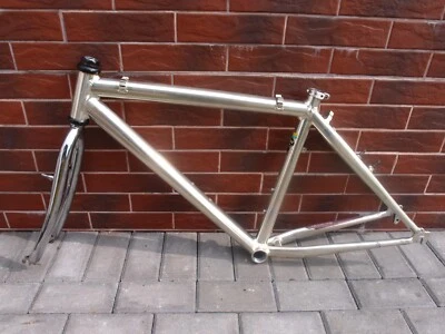 Juego Cuadro MTB Aluminio 7020 ORIA TOP Talla 18 en Acero Horquilla Spinner Foto 1 de 4