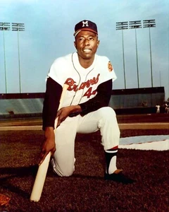Foto brillante Hank Aaron 8X10 HA1 - Imagen 1 de 1