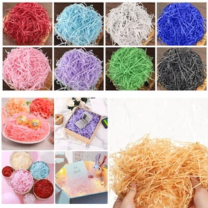 Shredded Tissue Luxury Soft Paper Gift Box Packaging Filler Recyclable 10 Colour - Picture 1 of 46
