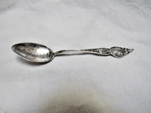Antique Casa Del Rey, Etc. Santa Cruz CA Sterling Souvenir Spoon Demi  4” - Picture 1 of 12