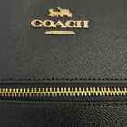 COACH F79608 CROSSGRAIN LEATHER GALLERY TOTE BAG BLACK NEW WITH TAGS AUTHENTIC