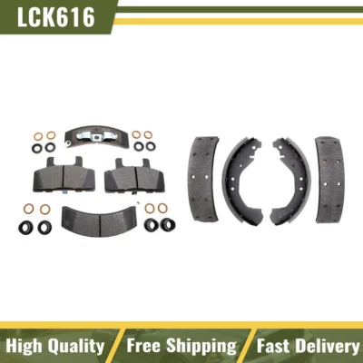 Juego de zapatas de freno para 1993 1994 1995 1996 1997 1998 1999 GMC C1500 delantero trasero Foto 1 de 4