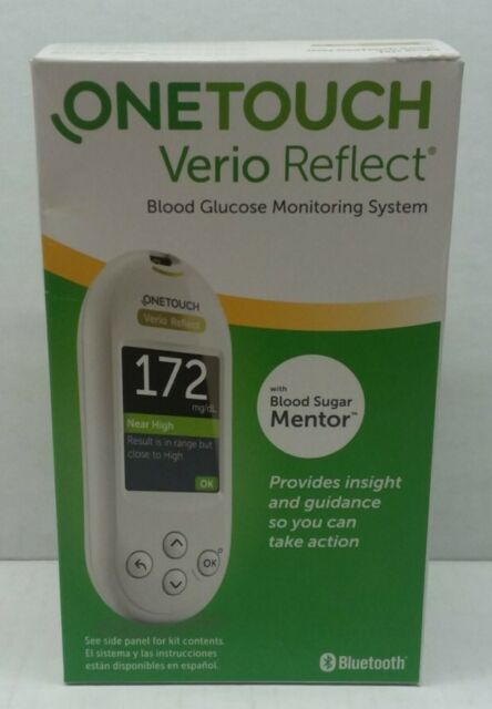 OneTouch Verio Reflect Glucose Meter Kit  Meter + 10 Lancets + 1 Lancing  Device + Carrying Case - Diabetic Outlet