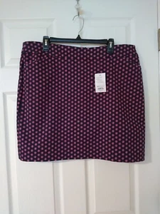 Croft & Barrow Effortless Stretch Skort Size 18 Multi New (DSLRT06K) - Picture 1 of 9