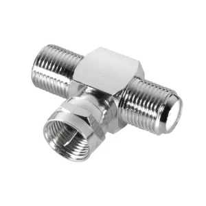 SAT Satellit Satelliten Adapter Verteiler Splitter 2x F Buchse auf 1x F Stecker - Bild 1 von 1