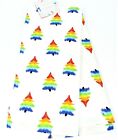Kitchen Towels Set of 2 dish hand Multicolor Rainbow Pine Trees