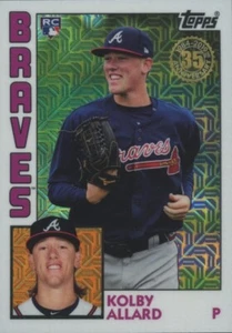 Topps Serie 2 Silver Pack 1984 2019 cromo ref #T84-12 Kolby Allard Braves radiocontrol - Imagen 1 de 1