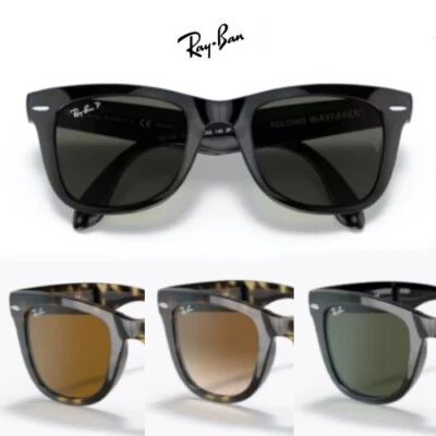 COPPIA lenti di ricambio Ray-Ban RB4105 FOLDING WAYFARER sole 50-54 mm - Immagine 1 di 2