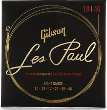 Gibson Les Paul Premium Electric Guitar Strings Silk Wrapped Light 10-46 red for sale