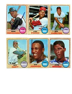 Donn Clendenon Vintage SIGNED 1968 Topps #344 Pirates - Picture 1 of 1