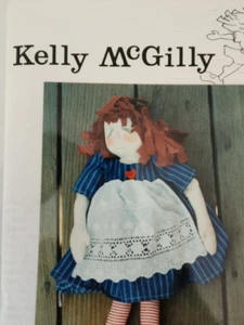 Dolls & Patterns by Sally Lampi KELLY MCGILLY Soft Sculpture Rag Doll Pattern - Picture 1 of 4