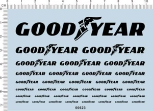 decals Goodyear for different scales(black) 00623 - Picture 1 of 1
