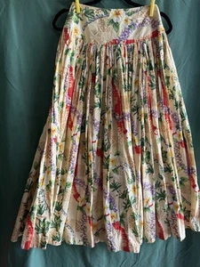 Hawaiian Hula Skirt Hawaii Cotton sz.S-M - Picture 1 of 9