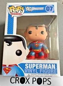 RARE 2012 Superman 07 DC Funko Pop Vinyl New Box + PROTECTOR - Picture 1 of 6