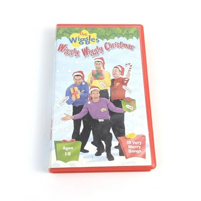 The Wiggles Wiggly Wiggly Christmas VHS Video Tape Kids Ages 1-8 Songs - Image 1 of 3
