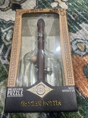 True Genius Brainteaser - Botella de vidrio griega - Proyecto True Genius Foto 1 de 3