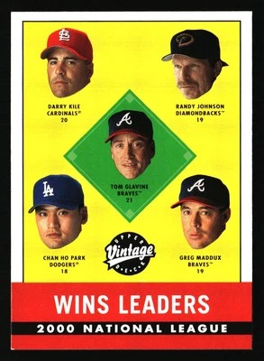 Tom Glavine | Greg Maddux 2001 Upper Deck Vintage #400 BASEBALL Card - Image 1 of 2