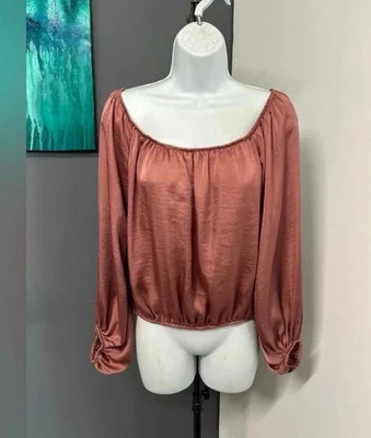 Blusa Campesina Charlotte Russe Top Para Mujer Grande Bronce Vixen Fairygoth Romántica Foto 1 de 4