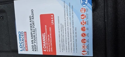 PAC LPA-E.4 Loc-Pro Active 4 Channel Car Line Output Converter Remote Control - Image 1 of 3