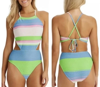 Traje de baño Jessica Simpson On The Horizon nuevo con etiquetas pequeño Foto 1 de 4