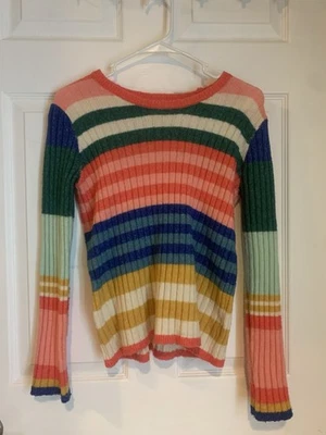 Gymboree Girls条纹套头衫 — 第 1/3 张图片