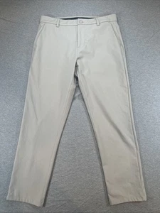 Pantaloni Rhône Slim Fit Elasticizzati Twill Gotham Uomo 34 Stone Kahki Performance Golf - Foto 1 di 15
