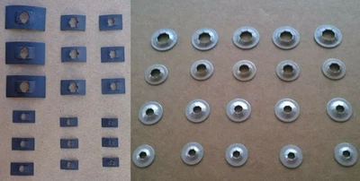 RETENEDORES DE INSIGNIA/BISEL/EMBLEMA PARA MOPAR CLÁSICO ANTIGUO PLYMOUTH CHRYSLER DODGE ETC Foto 1 de 3