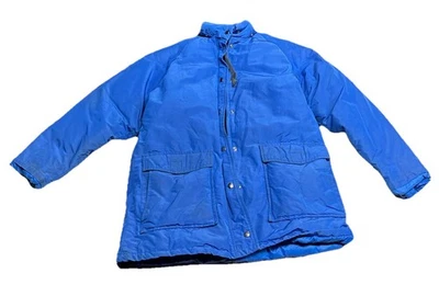 EMS EASTERN MOUNTAIN SPORTS Vtg 80s Blue Goose Down Puffer Jacket Mens L-DIRTY - Image 1 of 4