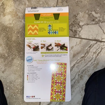 ACCUQUILT Go! Troquel de corte de tela "Gansos voladores" 55456 sellado ¡NUEVO! Foto 1 de 3