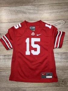 Maglia calcio Ohio State Buckeyes OSU #15 Nike bambino bambino 3T - Foto 1 di 3