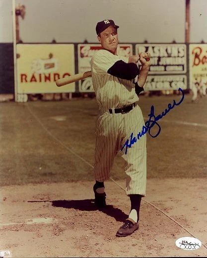 Hank Bauer Yankees Signed Jsa Cert Sticker Authentic Autograph - Image 1 of 1