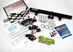 fit Nissan 180sx 240sx s13 SR20 SR20DET bosch ev14 1000cc Fuel Injectors rail - Foto 1 di 1
