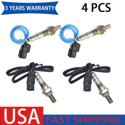 4PCS Upstream & Downstream Oxygen Sensor For 2008-2013 Acura MDX & Honda Odyssey - Image 1 of 4