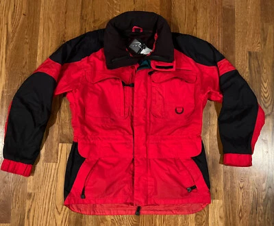 De colección Rawik Ropa de esquí Prendas exteriores Esquí Nieve Chaqueta Abrigo M Capucha Bloques de colores Foto 1 de 4