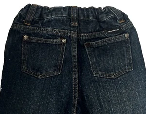 NEW CALVIN KLEIN JEANS SZ 4 T LITTLE BOYS ADJUSTABLE WAIST ZIP FLY DARK RINSE - Picture 1 of 6