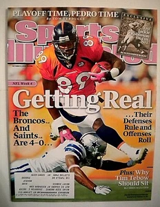 DENVER BRONCOS Daniel Graham 2009 Sports Illustrated Magazine PEDRO MARTINEZ  - Picture 1 of 1