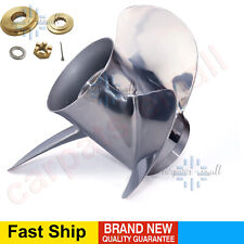 Stainless Steel Outboard Propeller 13x19 For Evinrude Johnson 40-140HP 13 Tooth