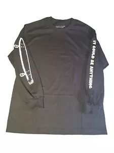 Mens Crailtap T Shirt LARGE Long Sleeve Logo Skateboarding Girl NEW Skater Tee - Picture 1 of 11
