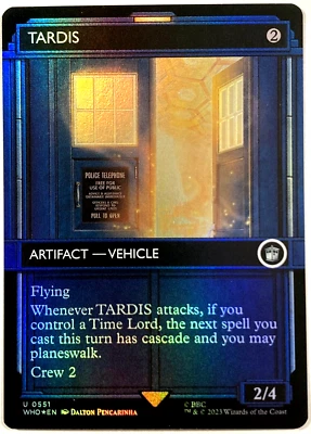 MTG Tardis *SHOWCASE FOIL*  Doctor Who 551 NM - Image 1 of 4