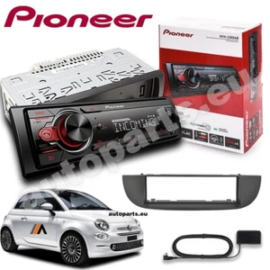 Autorradio Pioneer MVH-330DAB Bluetooth Kit de Montaje para Fiat 500 De 2007 - Imagen 1 de 10