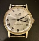 Vintage Cronel Date Mechanical Swiss Mens Watch( Head Only )Not Working-Rep/SP
