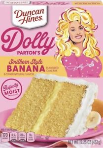 Duncan Hines Dolly Partons Southern Style Mieszanka ciast bananowych (15,25 uncji) Limitowana edycja